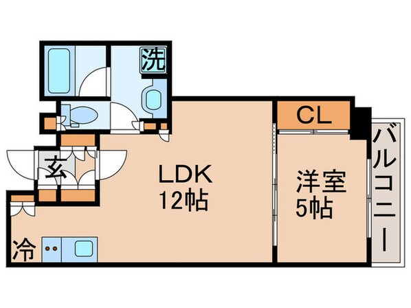 レジディア月島Ⅱの物件間取画像